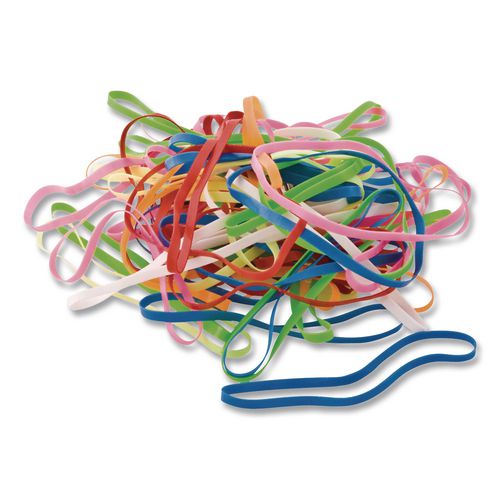 Image of CONSERVE® BAUSF-5000 PlastiBands, 2.13" Long, Assorted Colors, 200/Box