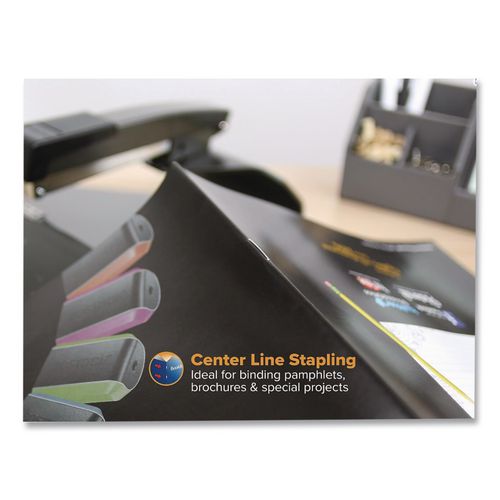 Image of Bostitch® B440SB Booklet Desktop Stapler, 20-Sheet Capacity, 0.25" Staples, Black