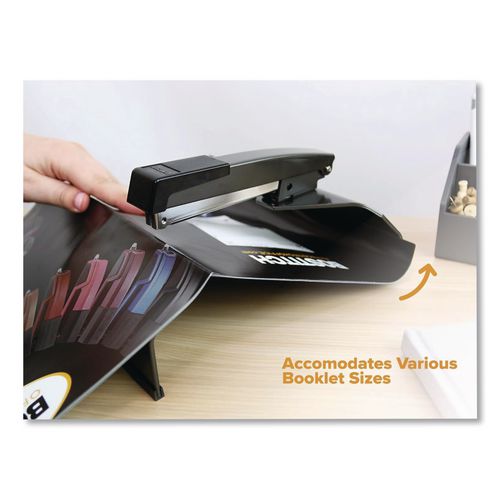 Image of Bostitch® B440SB Booklet Desktop Stapler, 20-Sheet Capacity, 0.25" Staples, Black