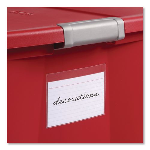 Image of Cardinal® 21150CB HOLD IT Index Card Pocket, Top Load, 3 x 5, Clear, 100/Box