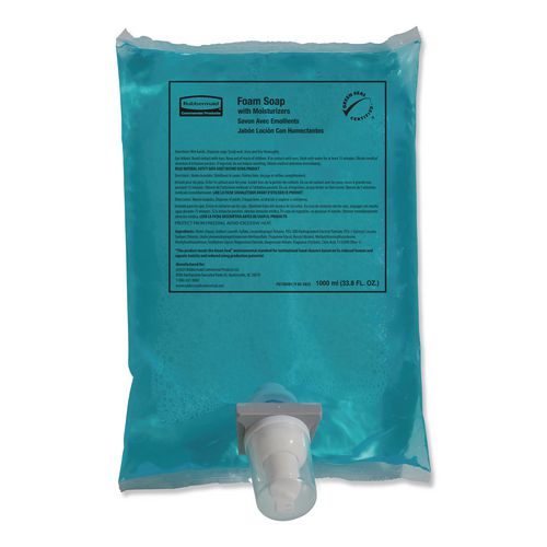 Image of Rubbermaid® Commercial FG750383 Autofoam Hand Soap Refill, Lotion Soap with Moisturizer, Light Floral Scent, 1,000 mL