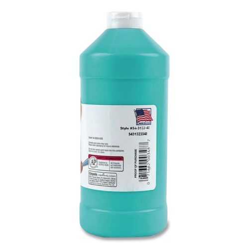Image of Crayola® 54-3132-048 Artista Ii Washable Tempera Paint, Turquoise, 32 Oz Bottle