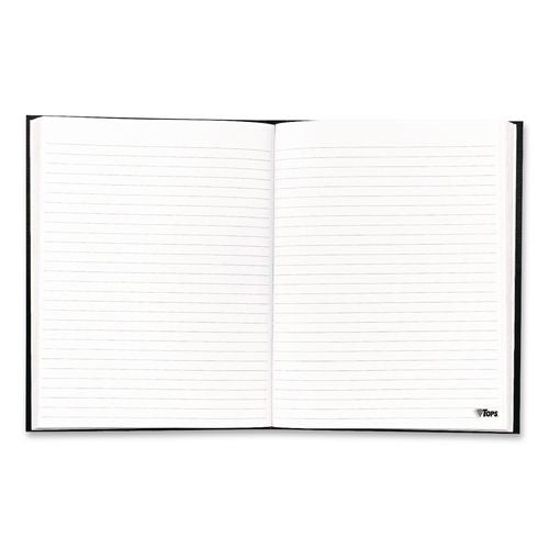 Image of TOPS J25811 Executive Journal, 1-Subject, Wide/Legal Rule, Black Cover, (80) 11 x 8.5 Sheets