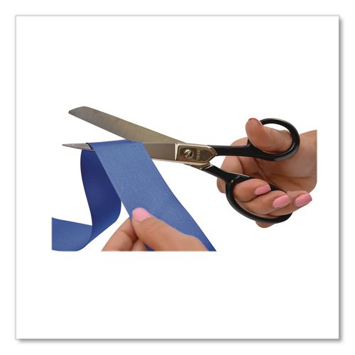 Image of Westcott® 511C8/10260 Forged Steel Standard Scissors, 8" Long, Straight Black Handle