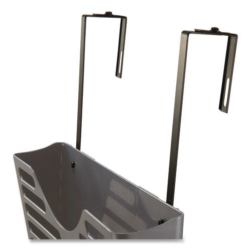 Image of Officemate 21460 Metal Partition/Wall Hangers, Black, 2/Set