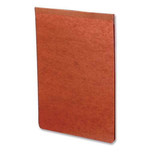 Image of Smead 81732 Prong Fastener Premium Pressboard Report Cover, Top Bound, Two-Piece Prong Fastener, 2" Capacity, 8.5 x 14, Red/Red