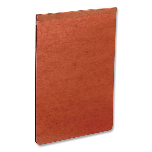 Image of Smead 81732 Prong Fastener Premium Pressboard Report Cover, Top Bound, Two-Piece Prong Fastener, 2" Capacity, 8.5 x 14, Red/Red