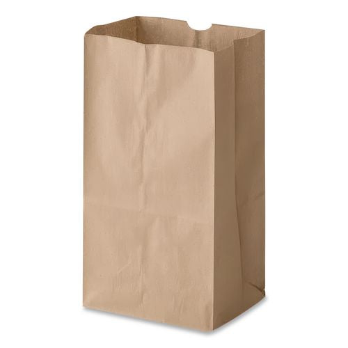 Image of Ross & Wallace Paper Products 100306 Grocery Paper Bags, 6# Size, 35# Basis Weight, 5.88" x 3.63" x 11", Kraft, 2,000/Bundle