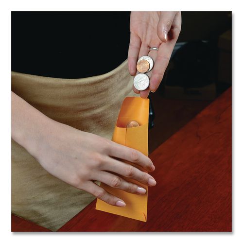 Image of Quality Park QUA50160 Kraft Coin and Small Parts Envelope, #1, Extended Square Flap, Gummed Closure, 2.25 x 3.5, Brown Kraft, 500/Box