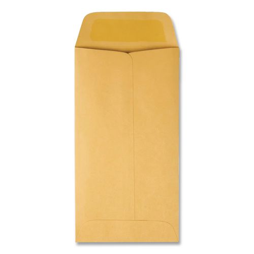 Image of Quality Park Kraft Coin And Small Parts Envelope, #3, Square Flap, Gummed Closure, 2.5 X 4.25, Brown Kraft, 500/box
