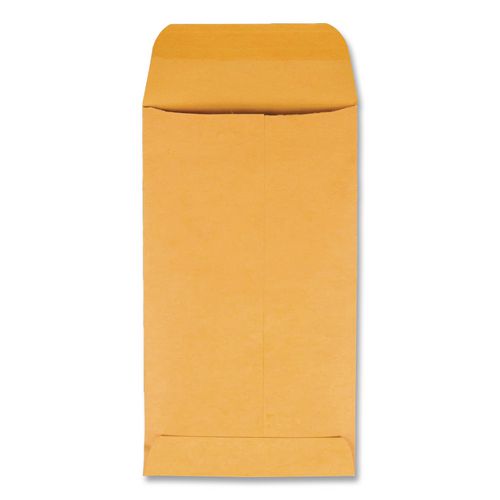 Image of Quality Park Kraft Coin And Small Parts Envelope, #5, Square Flap, Gummed Closure, 2.88 X 5.25, Brown Kraft, 500/box