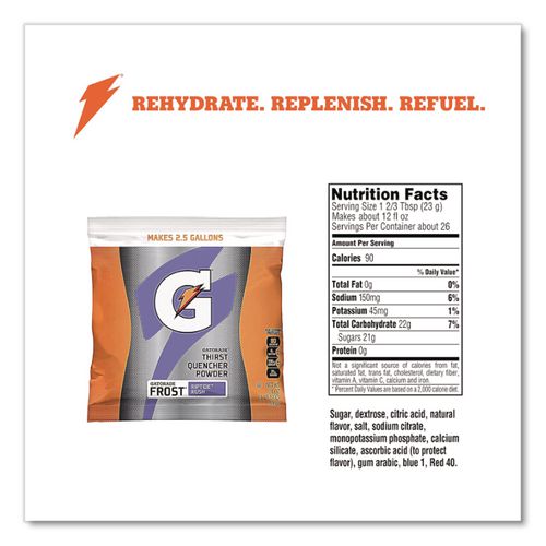 Image of Gatorade® QUA33673 Original Powdered Drink Mix, Riptide Rush, 21oz Packets, 32/carton