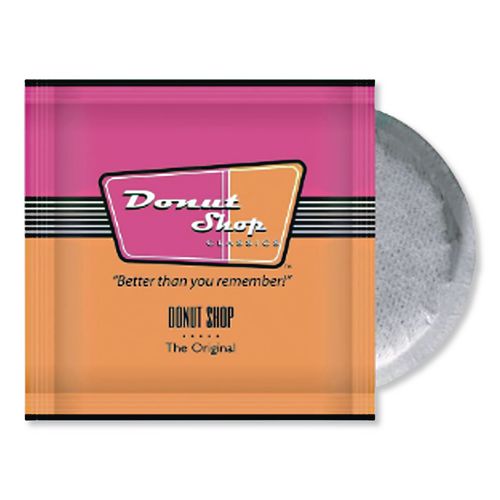 Image of National Coffee Roasters NCR599961590 Donut Shop Coffee Pods, Medium Roast, 15/box