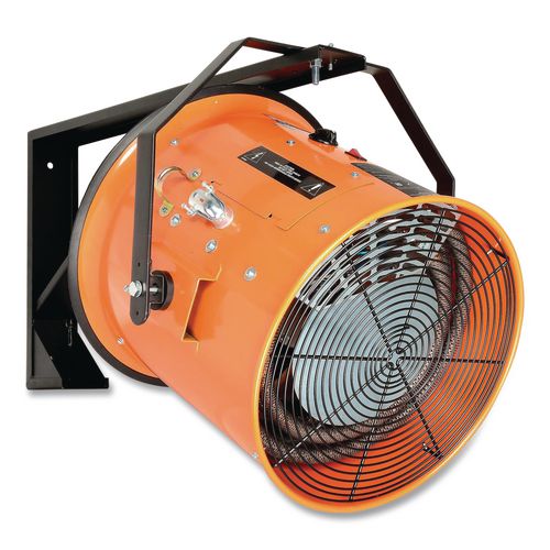Image of Global Industrial® 653568 Electric Salamander Heater with Adjustable Thermostat, 240 V, 15,000 W, 23.03 x 34.75 x 24.68, Orange