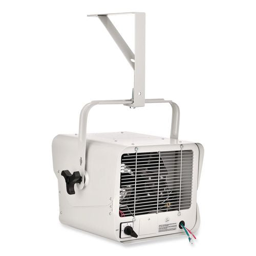 Image of Global Industrial® 653577 Unit Heater, Horizontal Downflow, Multi-Watt, 5,000 W, 18.31 x 14.75 x 17.5, Gray