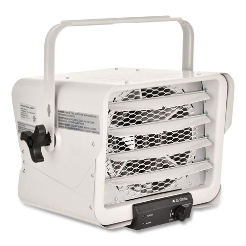Image of Global Industrial® 653577 Unit Heater, Horizontal Downflow, Multi-Watt, 5,000 W, 18.31 x 14.75 x 17.5, Gray