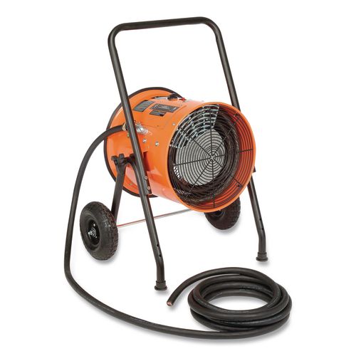 Image of Global IndustrialÂ® Portable Salamander Heater with Adjustable Thermostat, 15,000 W, 21.59 x 28 x 38.5, Orange