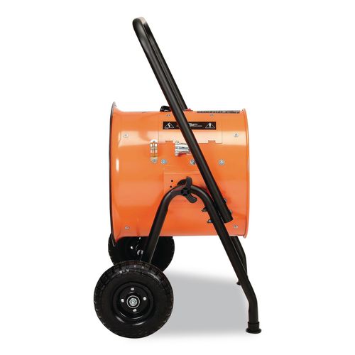 Image of Global IndustrialÂ® Portable Salamander Heater with Adjustable Thermostat, 15,000 W, 21.59 x 28 x 38.5, Orange