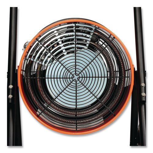 Image of Global IndustrialÂ® Portable Salamander Heater with Adjustable Thermostat, 15,000 W, 21.59 x 28 x 38.5, Orange