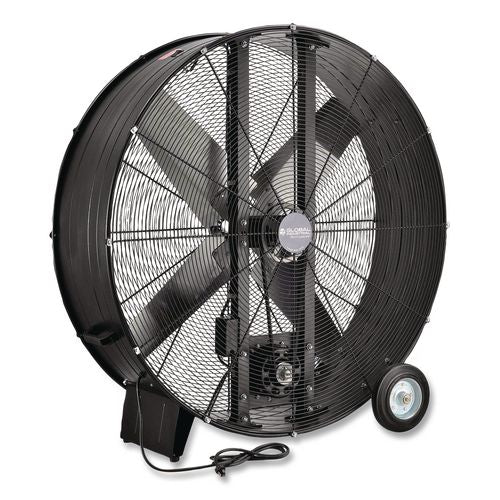 Image of Global Industrial® 600554 Portable Drum Blower Fan, 42", 2 Speeds, Black