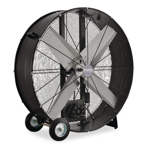Image of Global Industrial® 600554 Portable Drum Blower Fan, 42", 2 Speeds, Black