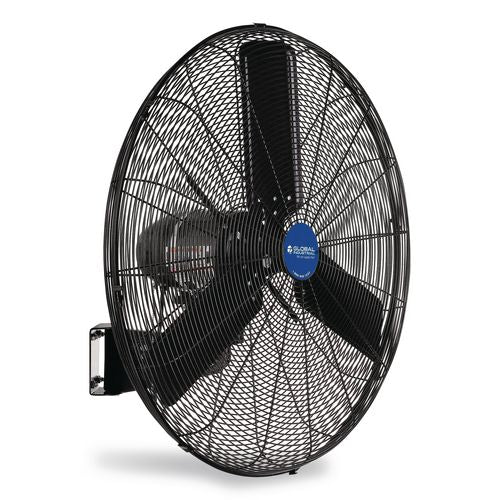 Image of Global Industrial® 292451 2 Speed Oscillating Outdoor Rated Wall Mount Fan, 30", Black