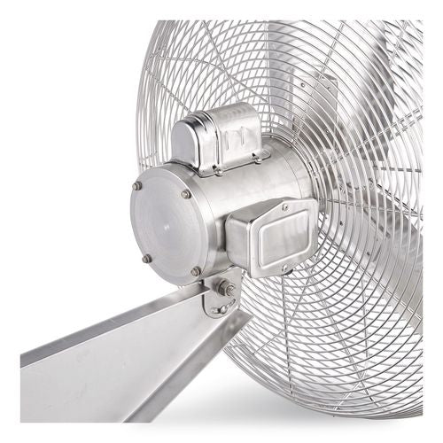 Image of Global Industrial® 293018 Washdown Wall Mount Fan, 24", 1 Speed, Silver