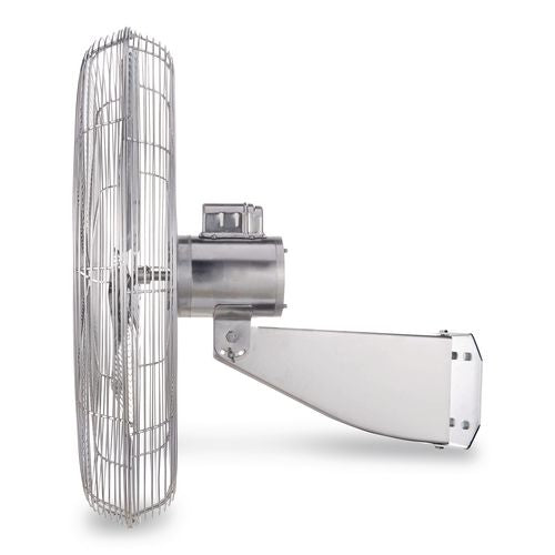 Image of Global Industrial® 293019 Washdown Wall Mount Fan, 30", 1 Speed, Silver