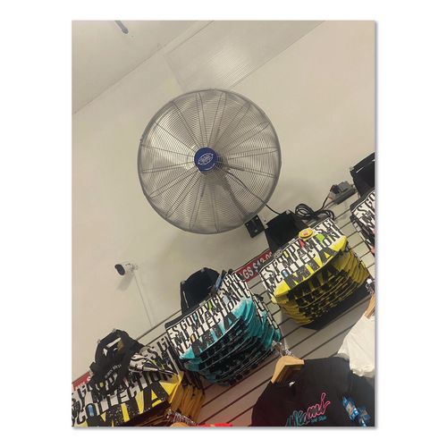 Image of Global Industrial® 293019 Washdown Wall Mount Fan, 30", 1 Speed, Silver