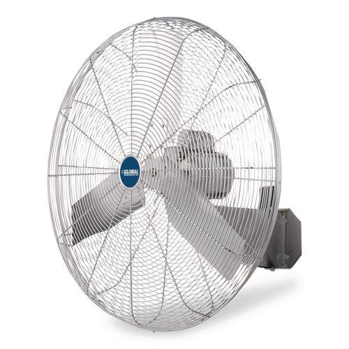 Image of Global Industrial® 293019 Washdown Wall Mount Fan, 30", 1 Speed, Silver