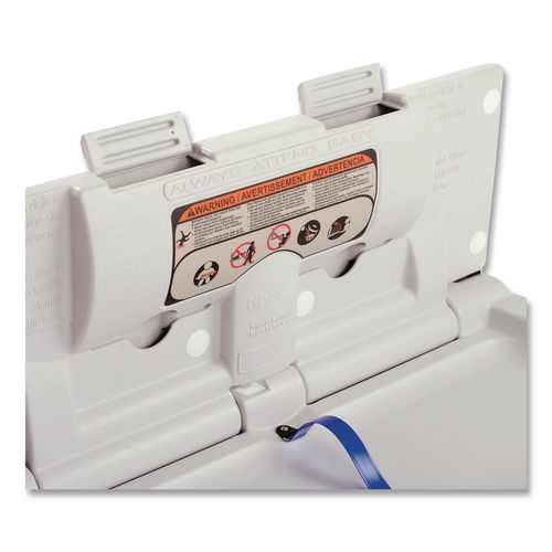 Image of Global Industrial® 641448 Stainless Steel Baby Changing Station, 34.6 x 17.37, Silver