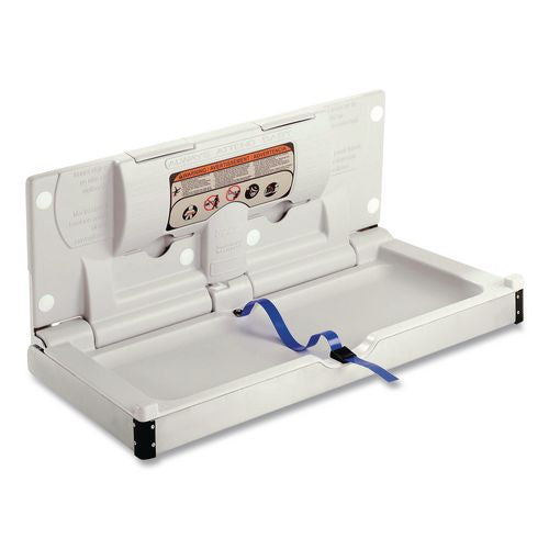 Image of Global Industrial® 641448 Stainless Steel Baby Changing Station, 34.6 x 17.37, Silver