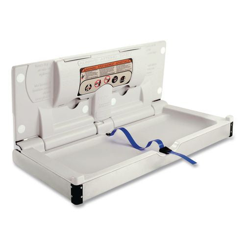 Image of Global Industrial® 641448 Stainless Steel Baby Changing Station, 34.6 x 17.37, Silver