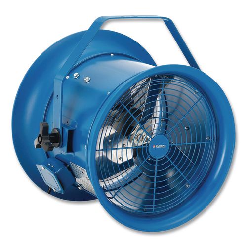Image of Global Industrial® 293092 High Velocity Drum Fan with Yoke Mount, 14", 1 Speed, Blue
