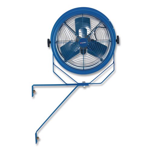Image of Global Industrial® 293148 High Velocity Fan, Wall and Column Mount, 22", 1 Speed, Blue