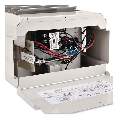 Image of Global Industrial® 246725 Unit Heater, Horizontal or Vertical Downflow, 5,000 W, 14.13 x 8.5 x 16, White