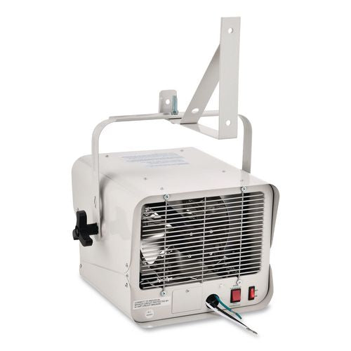 Image of Global Industrial® 246726 Unit Heater Horizontal Downflow with Remote, 7,500 W, 14.68 x 15 x 12.5, White