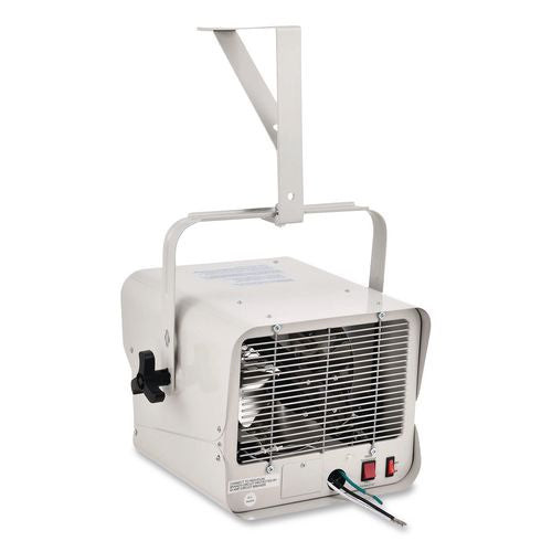 Image of Global Industrial® 246726 Unit Heater Horizontal Downflow with Remote, 7,500 W, 14.68 x 15 x 12.5, White