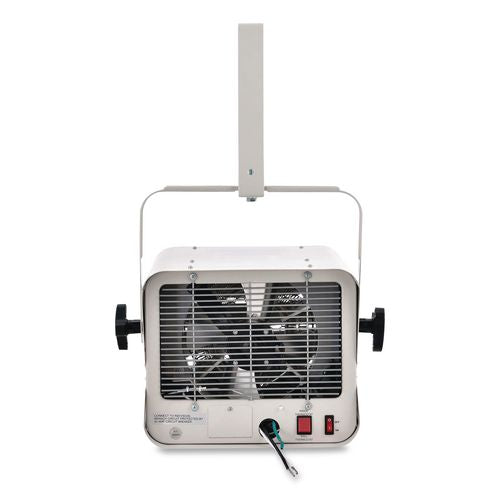 Image of Global Industrial® 246726 Unit Heater Horizontal Downflow with Remote, 7,500 W, 14.68 x 15 x 12.5, White