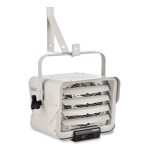 Image of Global Industrial® 246726 Unit Heater Horizontal Downflow with Remote, 7,500 W, 14.68 x 15 x 12.5, White