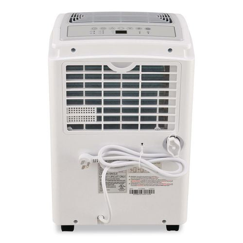 Image of Global Industrial® 246731 Portable Dehumidifier, 9.62 x 9.62 x 19.68, White