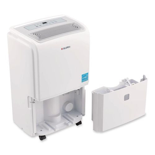 Image of Global Industrial® 246733 Portable Dehumidifier with Pump and Wi-Fi, 9.62 x 11.62 x 19.87, White