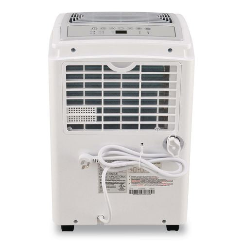 Image of Global Industrial® 246735 Portable Dehumidifier with Pump and Wi-Fi, 11.62 x 11.62 x 24.81, White
