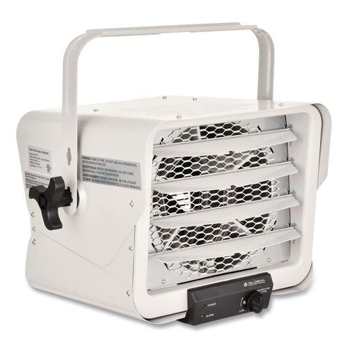 Image of Global Industrial® 246737 Portable Heater with Built-In Thermostat, 5,000 W, 14.12 x 17.5 x 19.62, White