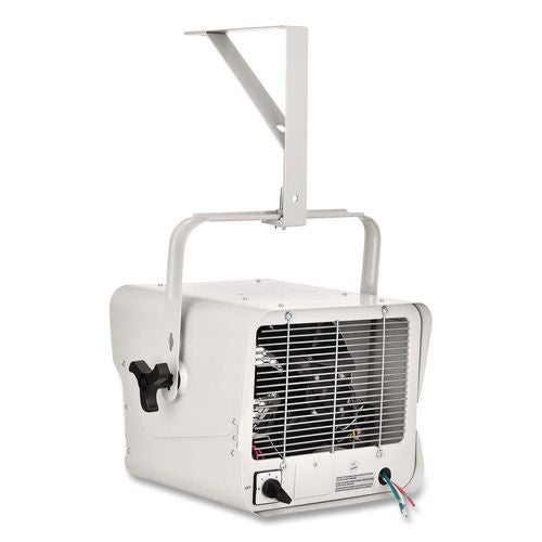 Image of Global Industrial® 246737 Portable Heater with Built-In Thermostat, 5,000 W, 14.12 x 17.5 x 19.62, White