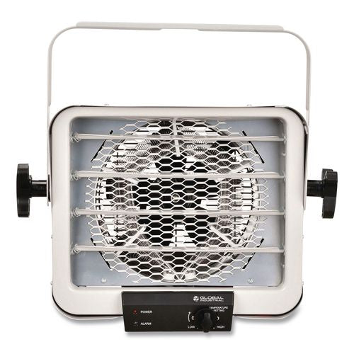 Image of Global Industrial® 246737 Portable Heater with Built-In Thermostat, 5,000 W, 14.12 x 17.5 x 19.62, White