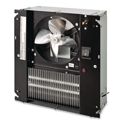 Image of Global Industrial® 246744 Fan Forced Wall Heater, Shaded Pole Motor, 1,500 W, 10.63 x 4.75 x 12.25, White