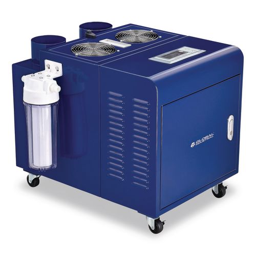 Image of Global Industrial® 246138 Ultrasonic Humidifier, Cool Mist with Dual Output, 53 pt Tank Capacity, 18.25 x 24.75 x 22.25, Blue