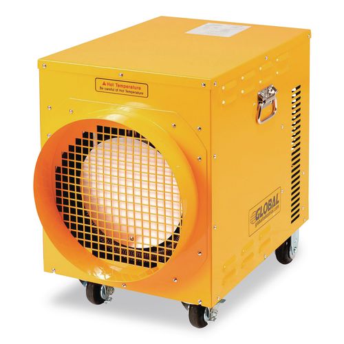 Image of Global Industrial® 246552 Portable Electric Heater, 15,000 W, 16.62 x 24.5 x 23, Yellow