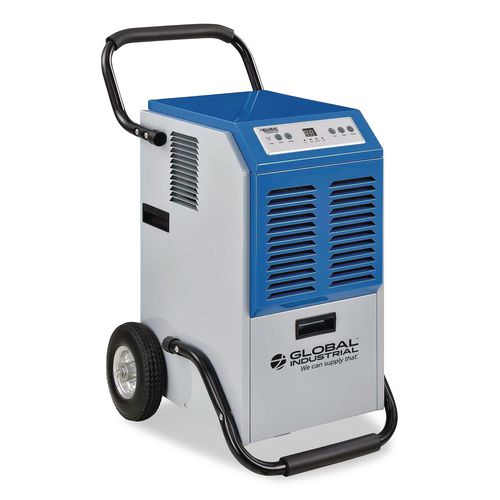 Image of Global Industrial® 246687 Commercial Dehumidifier with Humidistat, 70 pt Tank Capacity, 17 x 20.31 x 32.5, Gray